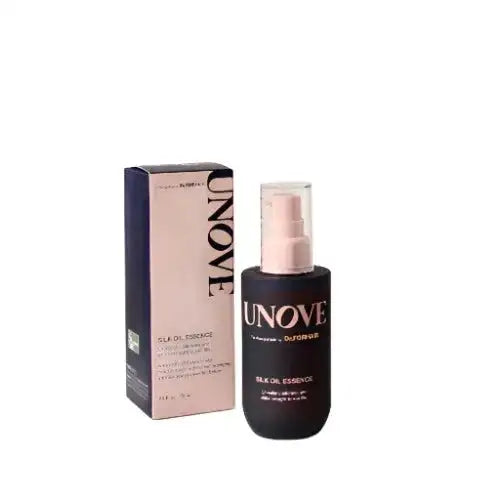UNOVE Silk Oil Essence 70ml with box packaging, premium silk oil for hair repair and daily nourishment.