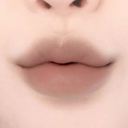 Lips featuring Lilybyred Smiley Lip Blending Stick 0.8g in a cool taupe shade, ideal for subtle definition and contouring.