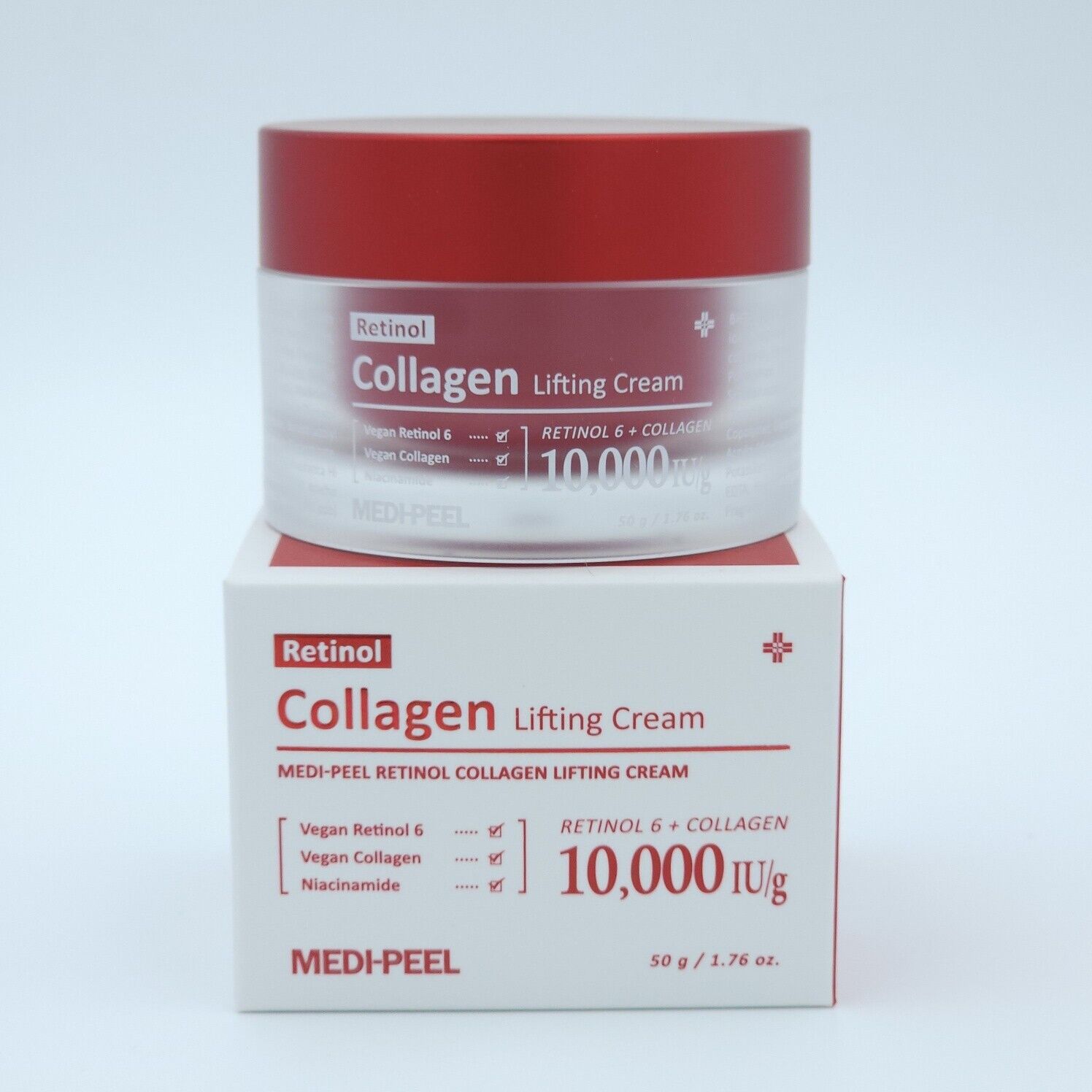 Rich texture of lifting cream close-up