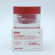 MEDIPEEL skincare on marble surface
