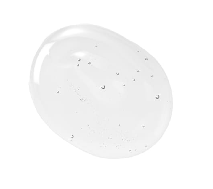 Clear gel texture of MISSHA No Retouch Lash Correcting Mascara 9.5g #Clear, enriched with protein and hyaluronic acid for lash care and strength.